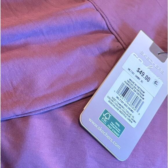 Skechers GOLOUNGE Women's SKECHLUXE Restful Crew in Tulipwood XL MSRP $49 New - Picture 4 of 4